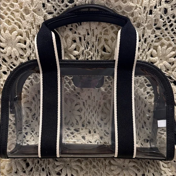 Kate Spade Black and White Clear Crossbody Bag - Picture 2 of 5